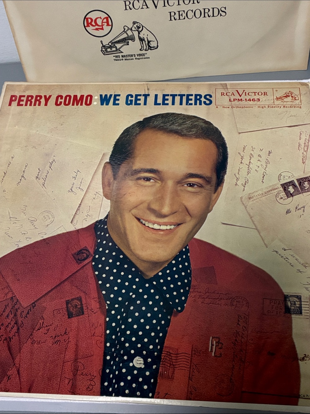 Vintage Vinyl Album - Perry Como- We get letters